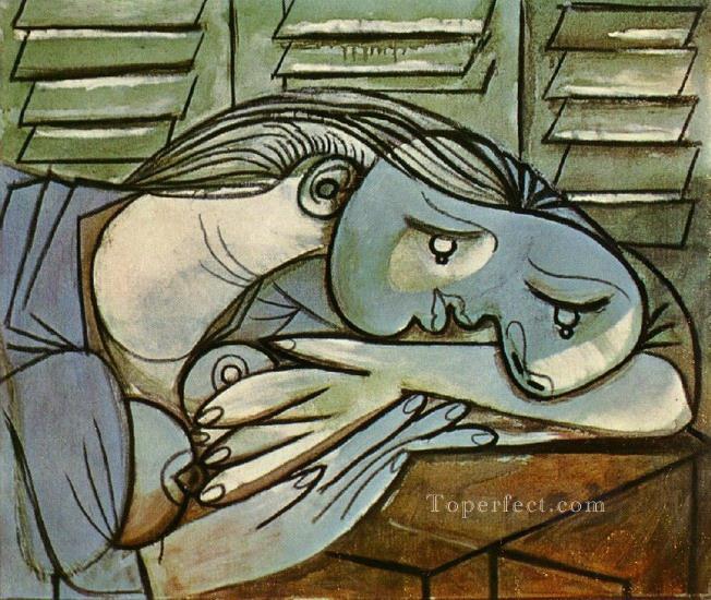 Dormeuse aux persiennes 1 1936 Cubism Oil Paintings